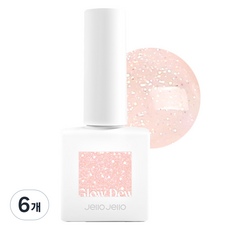 젤로젤로 글로우듀 컬렉션 시럽젤, JJ-59 누디 글로우, 10ml, 6개