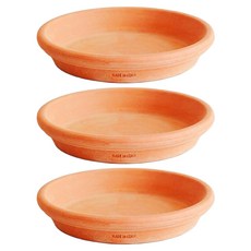 Garden in the City 盆栽底盤 3入, 赭石