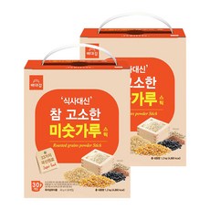 Baedaegam 代餐香醇穀物粉隨身包, 1.2kg, 2個