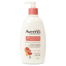Aveeno 燕麥活力果香身體乳 葡萄柚香, 354ml, 1瓶