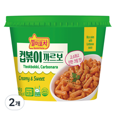 MONGGO FOODS INC. 星級酒館杯裝炒年糕 碳培拉, 140g, 2個