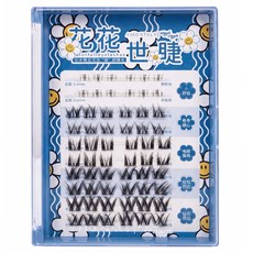 AMORTALS 爾木萄 wiggle 聯名款 花花世睫睫毛書, 1盒, 黑色