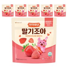 아이배냇 딸기 조아 과일칩, 12g, 6개