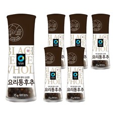 청정원 직접갈아 향이 신선한 요리 통후추, 35g, 6개