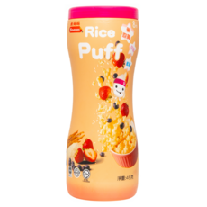 Nnutrinini 脆妮妮 米泡芙 8個月以上, 草莓藍莓, 45g, 1罐