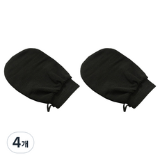 Celliving 高級去角質巾 FREE, 黑色, 4個, 1入