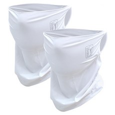 PGA TOUR 男女適用涼爽防曬面罩, 白色, 2個