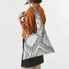 ADDEDIT 傳統花紋肩背環保包