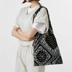ADDEDIT 傳統花紋肩背環保包