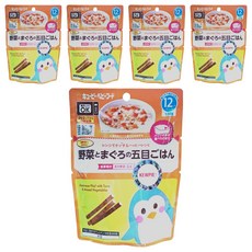 kewpie寶寶副食品12個月以上野菜鮪魚什錦炊飯 營養美味 方便快捷, 野菜鮪魚什錦炊飯, 130g, 5包
