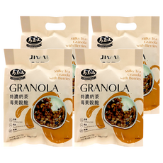 馬玉山 特濃奶茶莓果穀脆 8包, 200g, 4袋