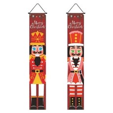 聖誕對聯掛軸, 紅色胡桃士兵, 1個