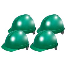 동명 투구형 안전모 DMS-1001F, 다크그린, 4개
