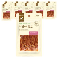 굿데이 강아지 건강한 육포, 미니 닭가슴살, 100g, 12개