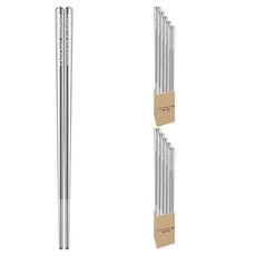 PLUS PERFECT 理想 晶品304不銹鋼筷, 銀色, 筷子, 10雙