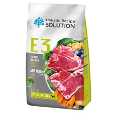 Holistic Recipe SOLUTION 耐吉斯 成犬配方無穀乾飼料 E3, 4.54kg, 1袋, 羊