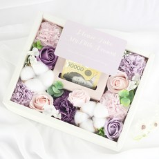 花朵驚喜零用錢盒組, 紫色, 1個