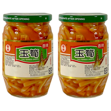 華南食品 香辣玉筍 美味夠味 香脆可口, 340g, 2罐