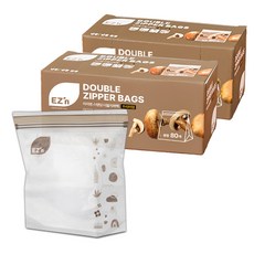 EZn이지엔 프리미엄 더블지퍼백, 중(M), 80개입, 2개