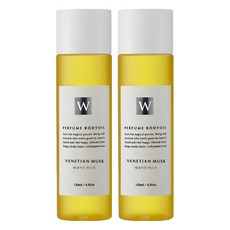 화이트센트 향기좋은 모이스처 마사지 바디오일 베네치안머스크, 120ml, 2개, 베네치안 머스크