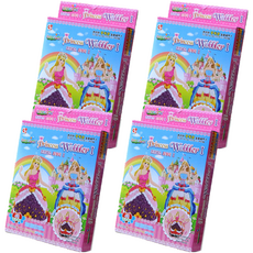 컬러룬 볼클레이 풍선 프린세스 오뚝이 1, 4개, 혼합색상