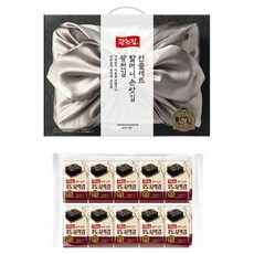 광천김 할머니 손맛 재래 도시락김 4g 20봉, 6세트