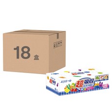 elleair 艾黎艾爾 超吸收廚房紙巾, 適用於微波爐, 原產地日本, 100%純紙漿製造, 3盒, 6組