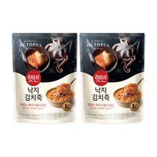 햇반 낙지김치죽, 420g, 2개