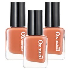 오즈네일 샤인 무드 네일 컬러 매니큐어, S10 피오니 위스퍼, 8ml, 3개