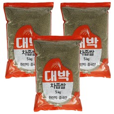 대박 차좁쌀, 5kg, 3개