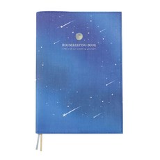 珠友文化 a5絹布家計簿/一年份-星爍p0, 1入, 1本