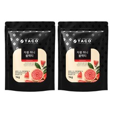 TACO 葡萄柚蜂蜜紅茶粉, 1kg, 1包, 2包