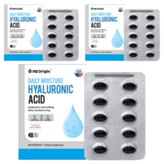 엔젯오리진 데일리 모이스처 히알루론산, 60정, 3개