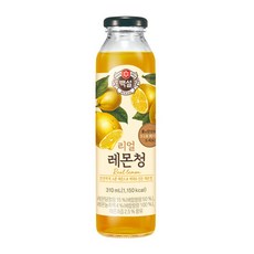 백설 리얼 레몬청, 310ml, 1개