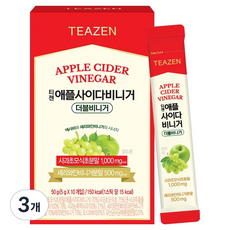 TEAZEN 茶禪 蘋果西打醋 雙醋 10入, 50g, 3個