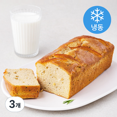 브로드카세 얼그레이 파운드케이크 (냉동), 3개, 480g