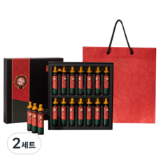 6年根紅蔘安瓶禮盒+購物袋, 280ml, 2盒