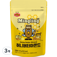 Murgerbon 杏仁果 蜂蜜奶油風味, 100g, 3包