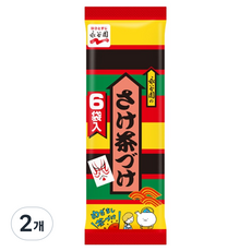 Nagatanien 永谷園 鮭魚味茶泡飯 6入, 34.8g, 2個