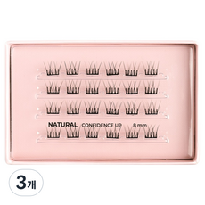 Olio無膠睫毛單支裝 自然 L, 3個, 無色/無香