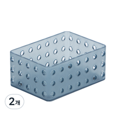 리템 S&S 수납 정리함 소, BLUE, 2개