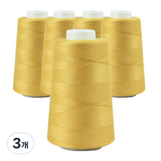 OWL 40支2股 縫紉線 5入, 芥末黃, 3套