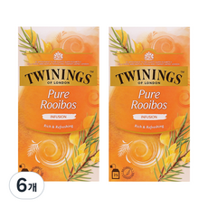 트와이닝 루이보스 티백, 2g, 25개입, 6개