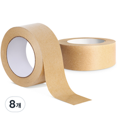 아뜰라임 크라프트 찢어쓰는 종이 포장 박스 테이프 44mm x 50m, 8개