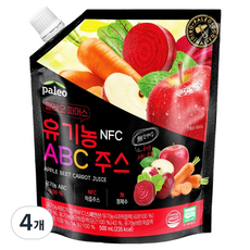 팔레오 NFC 유기농 ABC 주스, 500ml, 4개