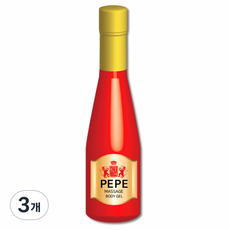 PEPEE 紅寶石按摩凝膠, 3個, 270ml