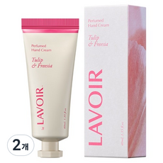 라브아 퍼퓸 핸드크림 튤립&프리지아, 2개, 40ml