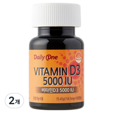 데일리원 비타민D3 5000IU, 100정, 2개