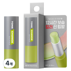 Dr.G For Man Tone Change防曬護唇膏 3.6g, 4個, 單色