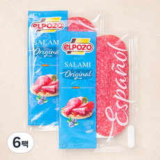 엘포조 살라미, 80g, 6팩